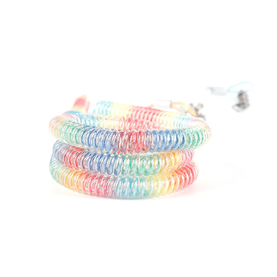 Colorful Nylon Core Spring Parrot Flying Rope 2.3MM Diameter TPU For Safety